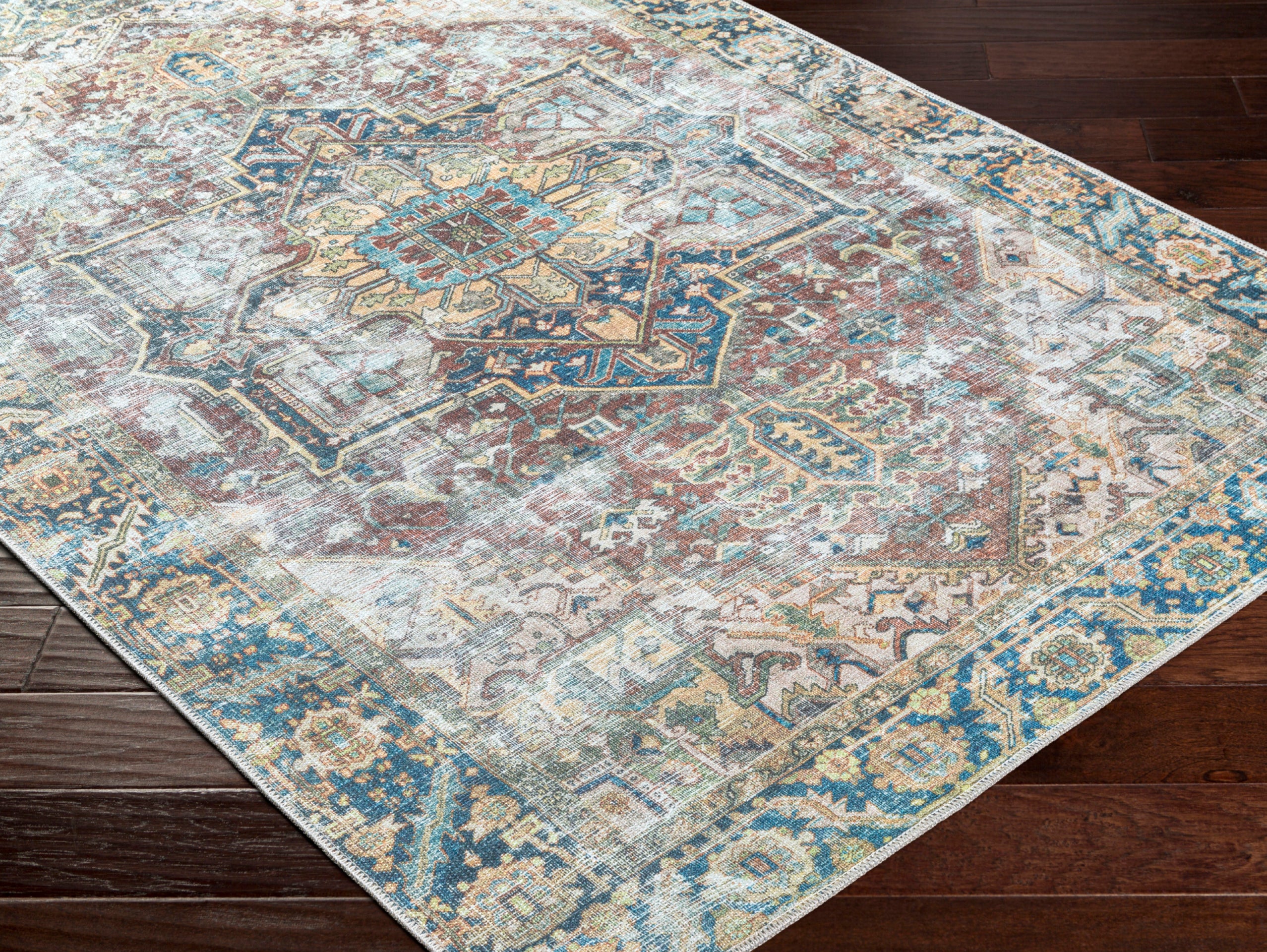 Kemer Machine Woven Rug Livabliss Kemer