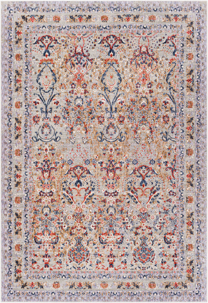 Infinity Machine Woven Rug — Brown/Charcoal