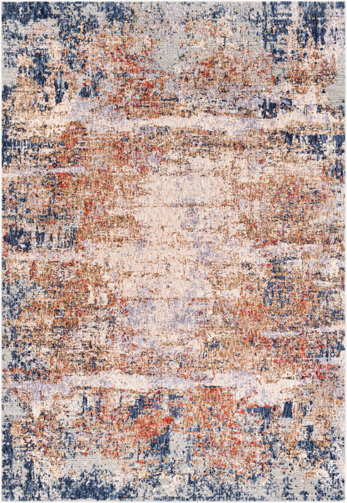 Infinity Machine Woven Rug — Brown/Charcoal