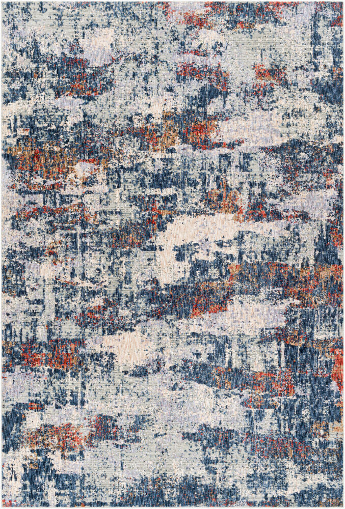 Infinity Machine Woven Rug — Brown/Charcoal
