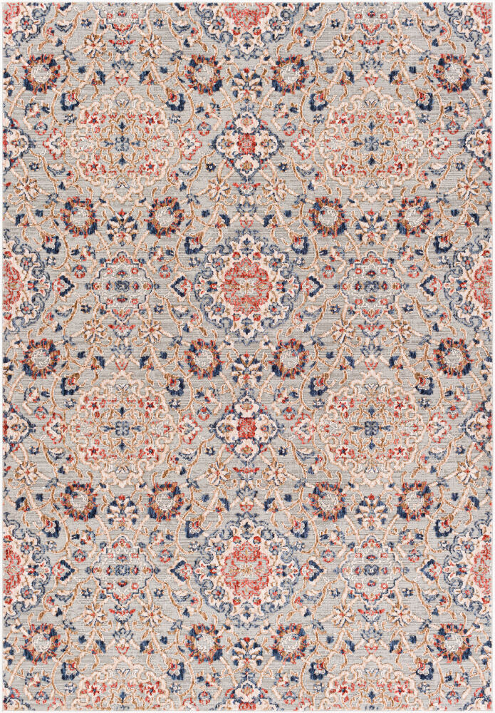Infinity Machine Woven Rug — Brown/Charcoal
