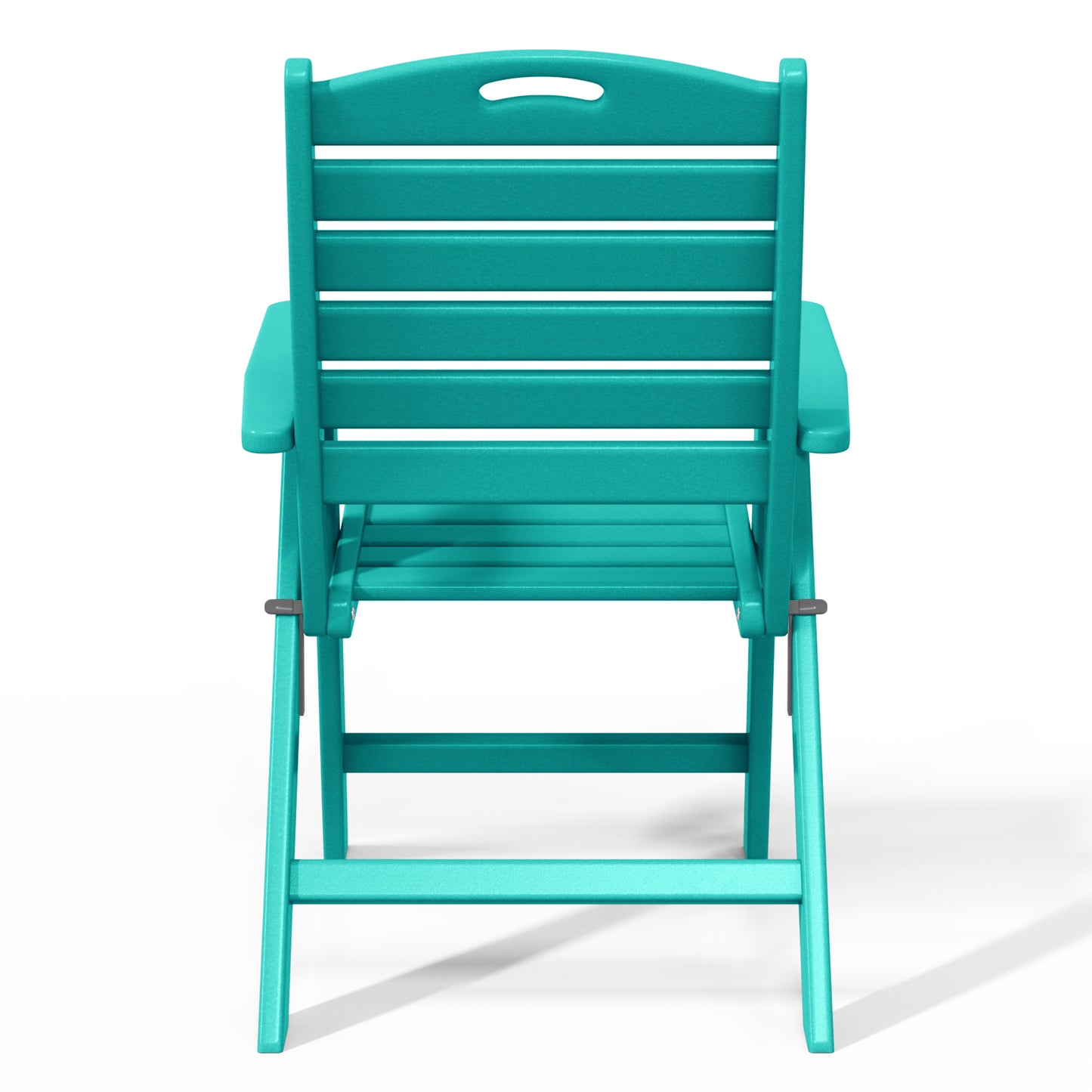 Aarhus All-Weather Outdoor Patio Folding Tall Back Dining Chair (38" High) Seahawk Designs Patio Dining Chairs