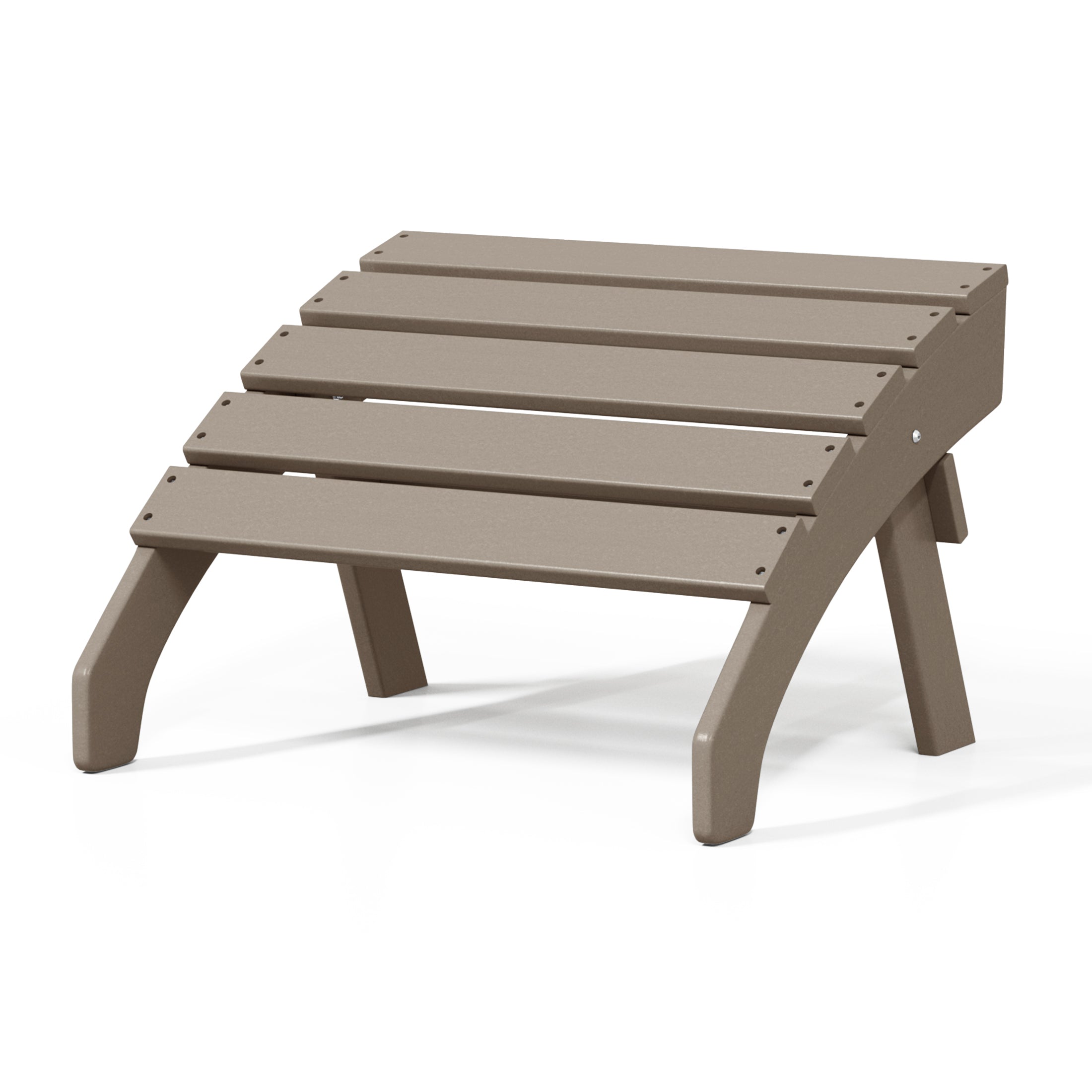 Westport All-Weather Outdoor Adirondack Folding Foot Rest/Ottoman Seahawk Designs Patio Ottomans