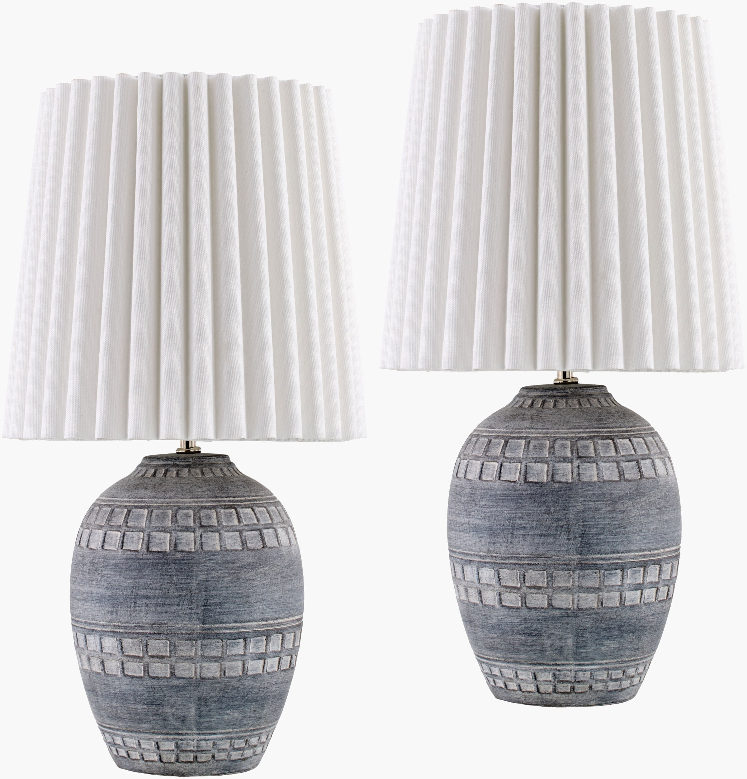Iroh Accent Table Lamp — Light Gray