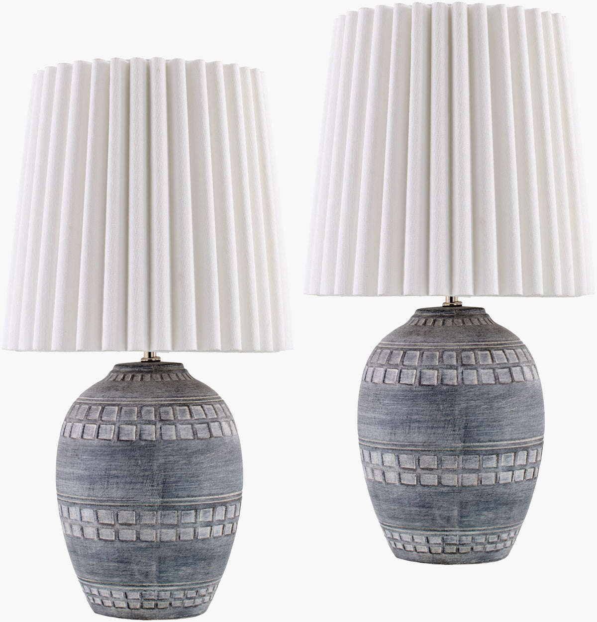 Iroh Accent Table Lamp — Light Gray