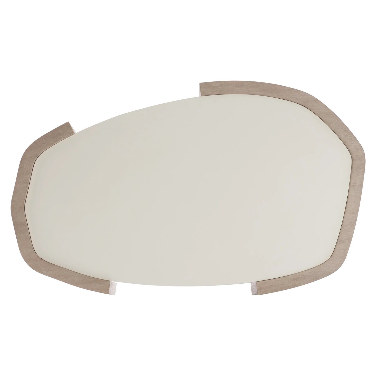 Bernhardt Weston Cocktail Table — Organic Oval in Fossil and Tawny Bernhardt Coffee Table