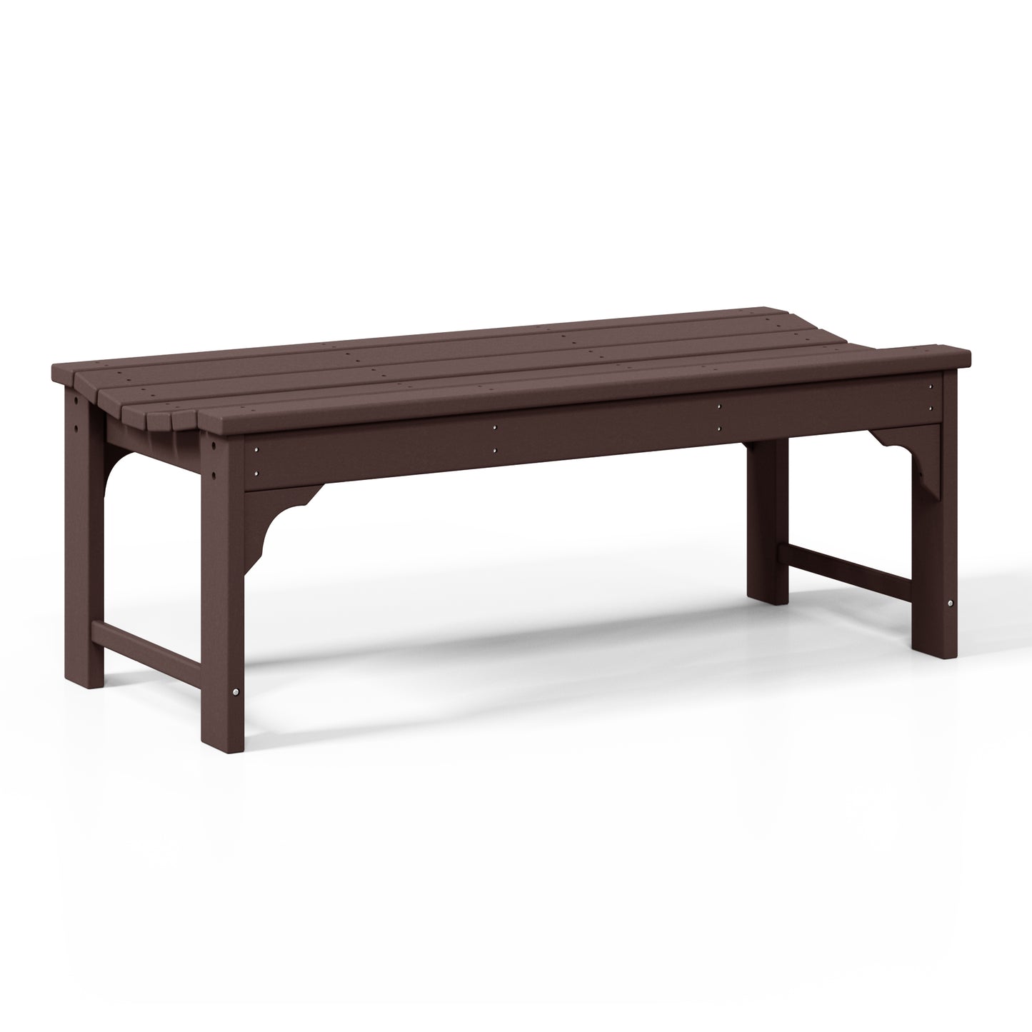 Concord All-Weather Outdoor Garden Backless Bench (46" Wide) Seahawk Designs Patio Benches