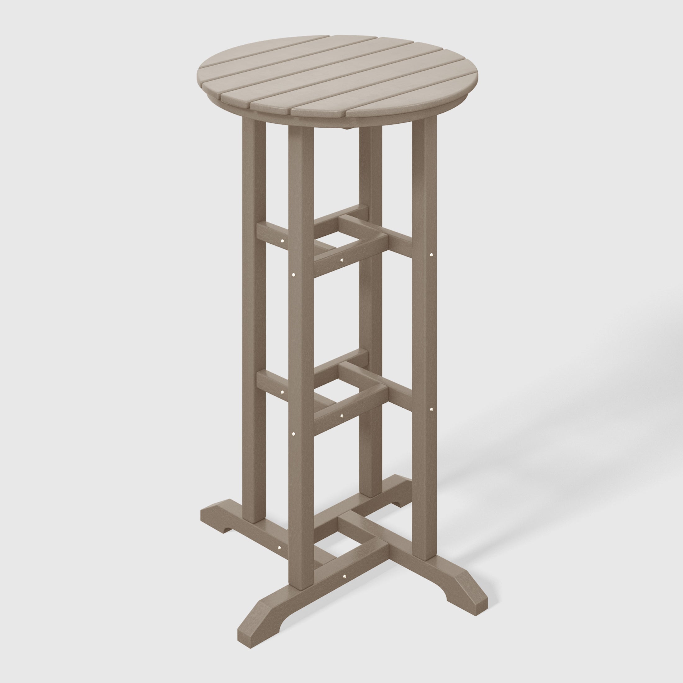 Stockholm All-Weather Outdoor Round Bar Bistro Table (42" Height) Seahawk Designs Patio Bar Tables