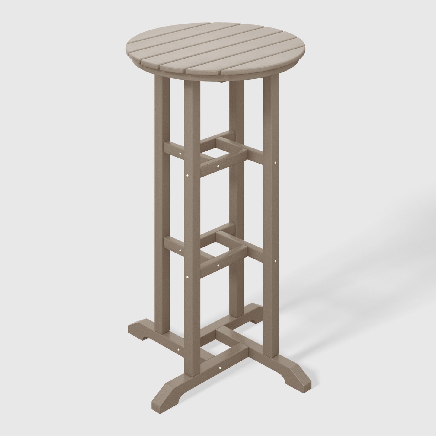 Stockholm All-Weather Outdoor Round Bar Bistro Table (42" Height) Seahawk Designs Patio Bar Tables