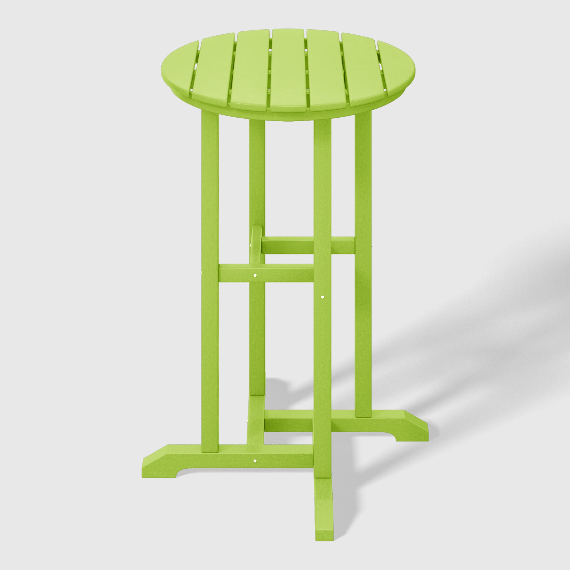Stockholm All-Weather Outdoor Round Counter Bistro Table (37" Height) Seahawk Designs Patio Bar Tables