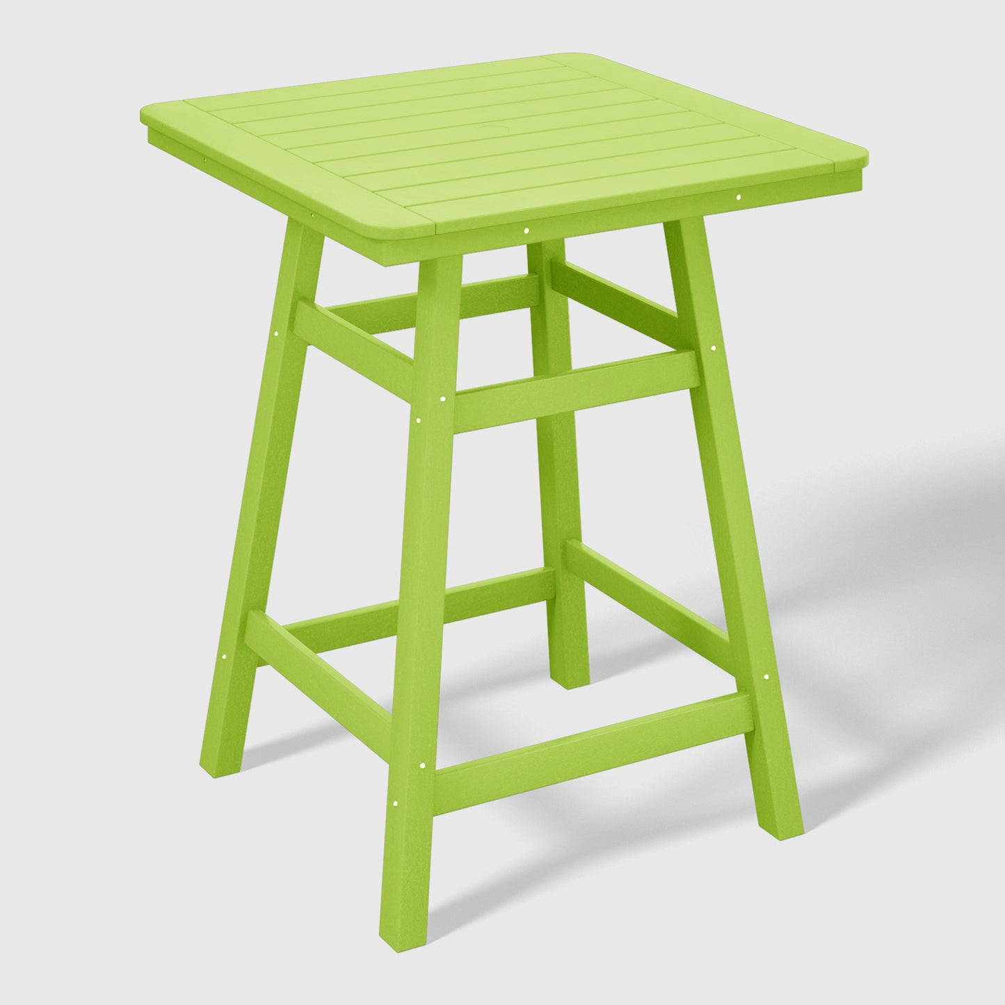 Stockholm All-Weather Outdoor Square Counter Table (31" Top) Lime Seahawk Designs Patio Bar Tables