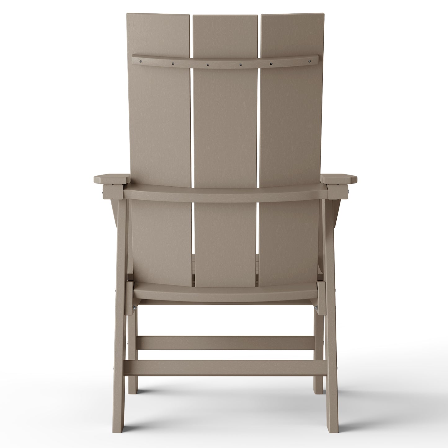 Malibu Modern All-Weather Outdoor Contoured Adirondack Dining Chair Seahawk Designs Patio Dining Chairs