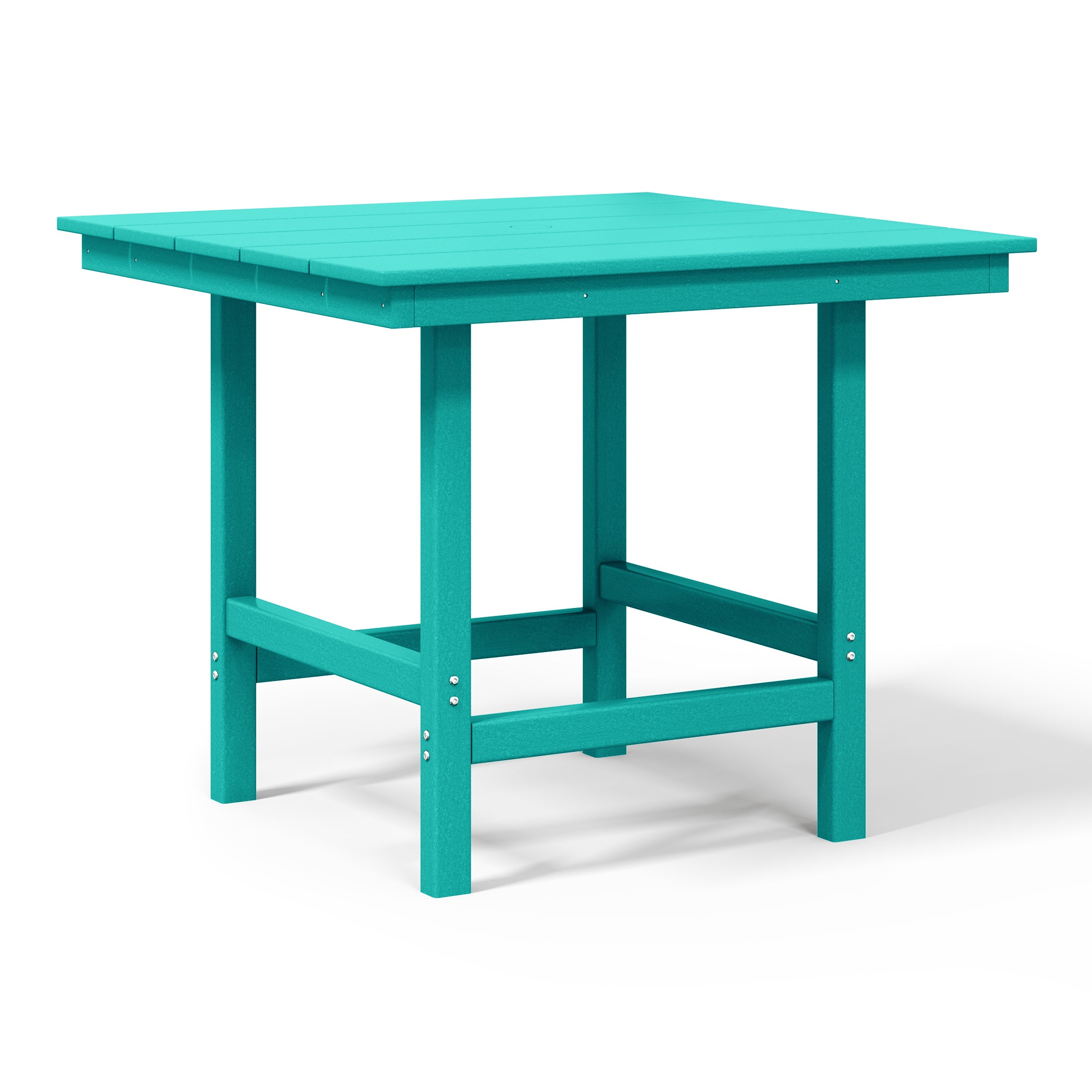Tuscany 36" Square Dining Table Turquoise Seahawk Designs Patio Dining Tables
