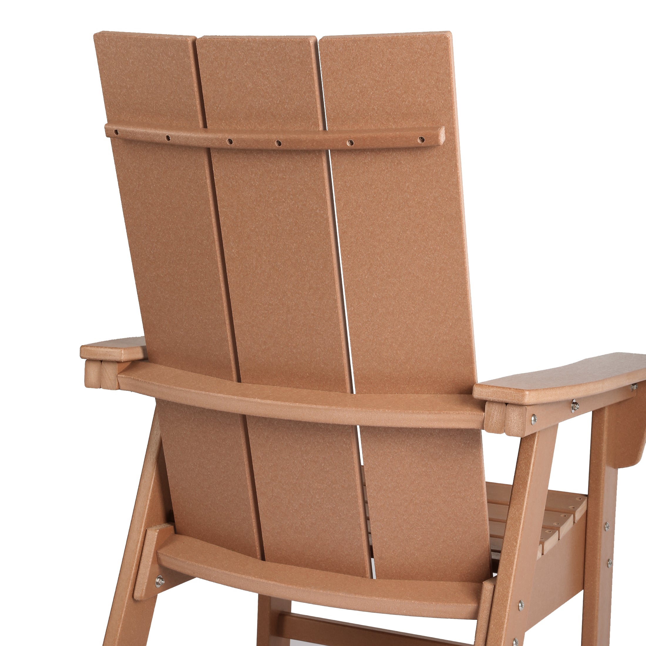 Malibu Modern All-Weather Outdoor Contoured Adirondack Dining Chair Seahawk Designs Patio Dining Chairs