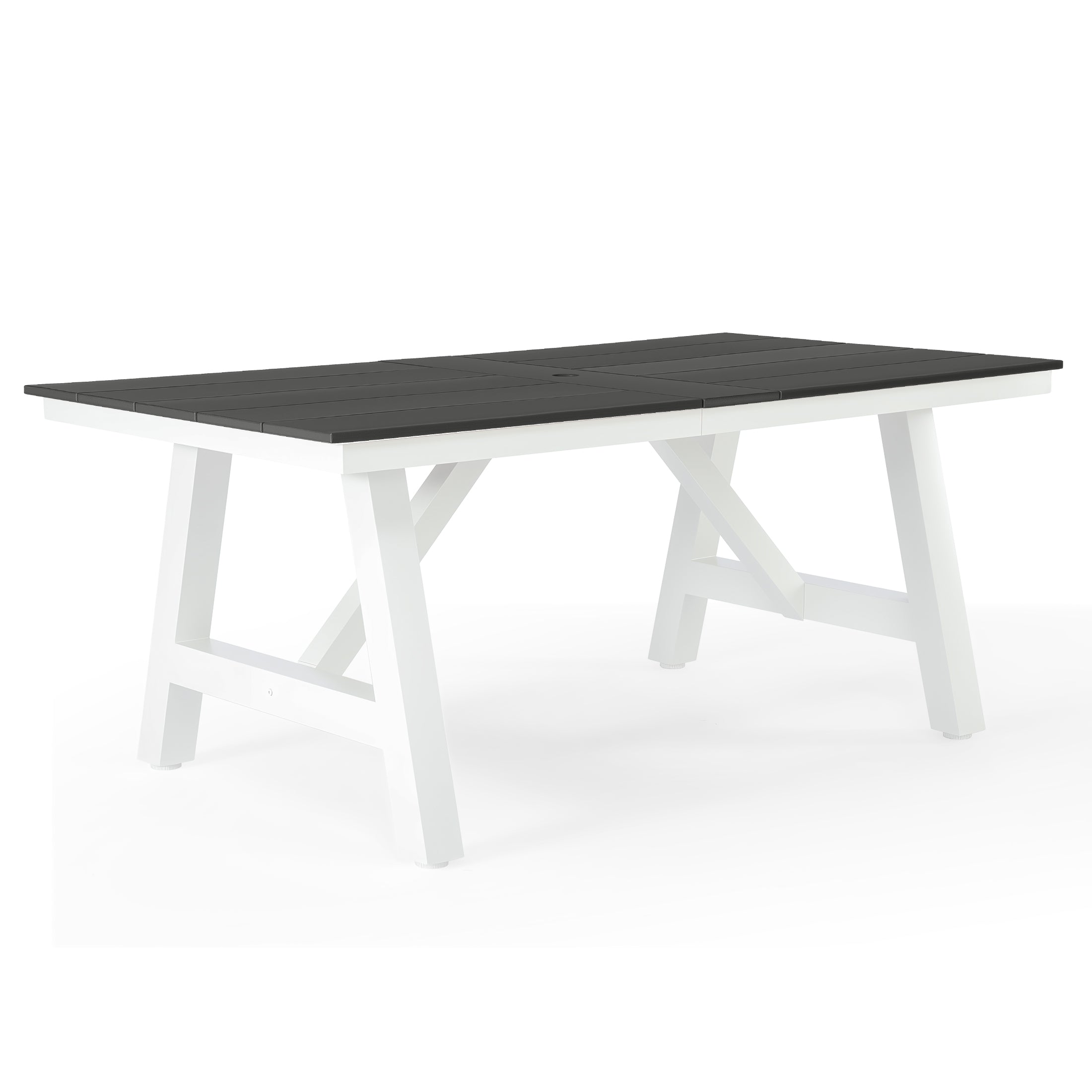 Vista 72" x 39" Rectangular Dining Table Gray Seahawk Designs Patio Dining Tables