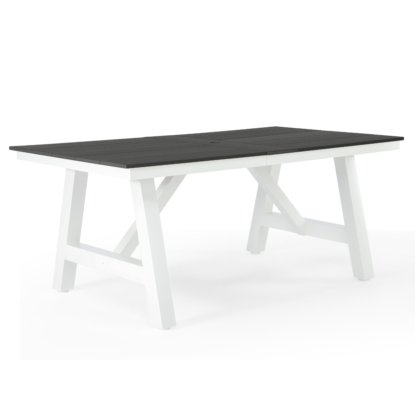 Vista 72" x 39" Rectangular Dining Table Gray Seahawk Designs Patio Dining Tables