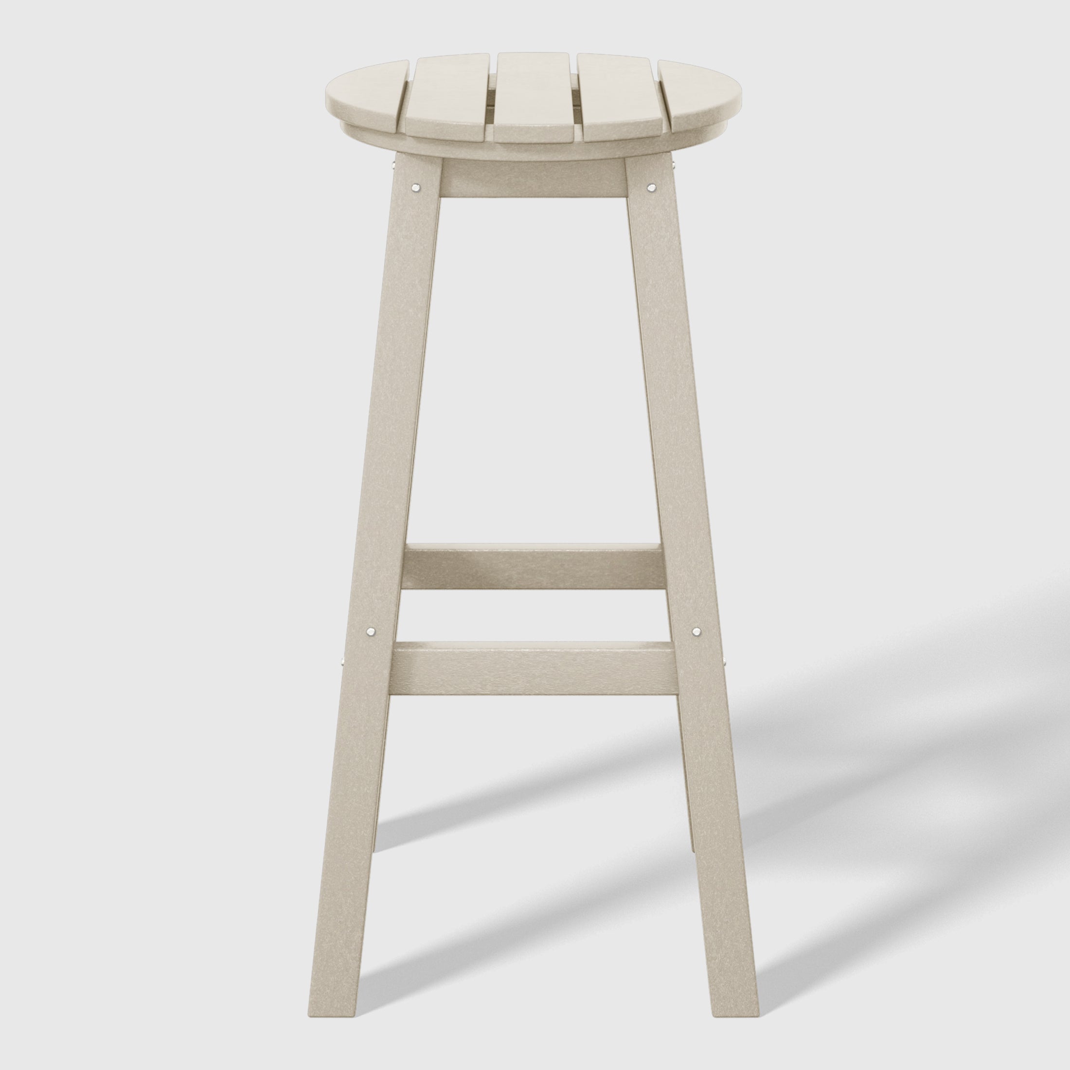 Stockholm All-Weather Outdoor Round Bar Stool (29" Height) Seahawk Designs Patio Bar & Counter Stools
