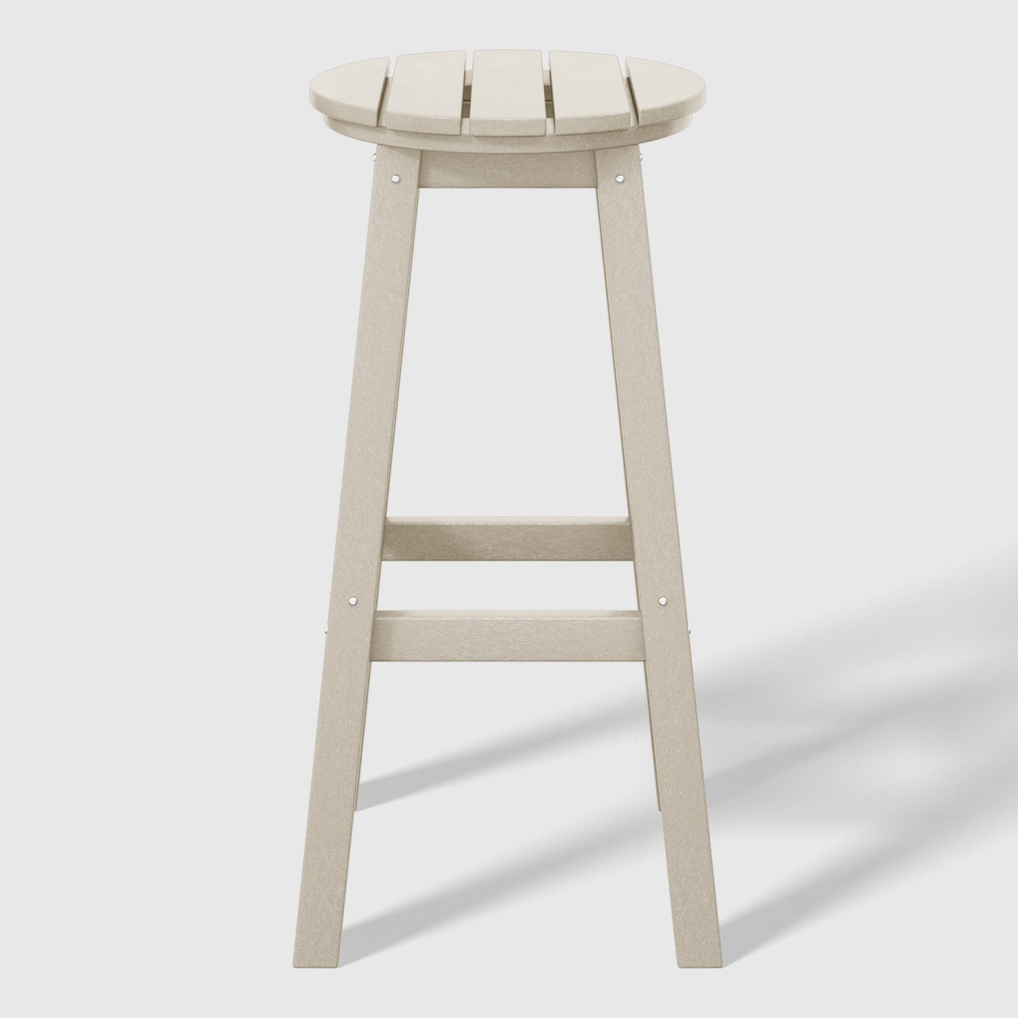 Stockholm All-Weather Outdoor Round Bar Stool (29" Height) Seahawk Designs Patio Bar & Counter Stools