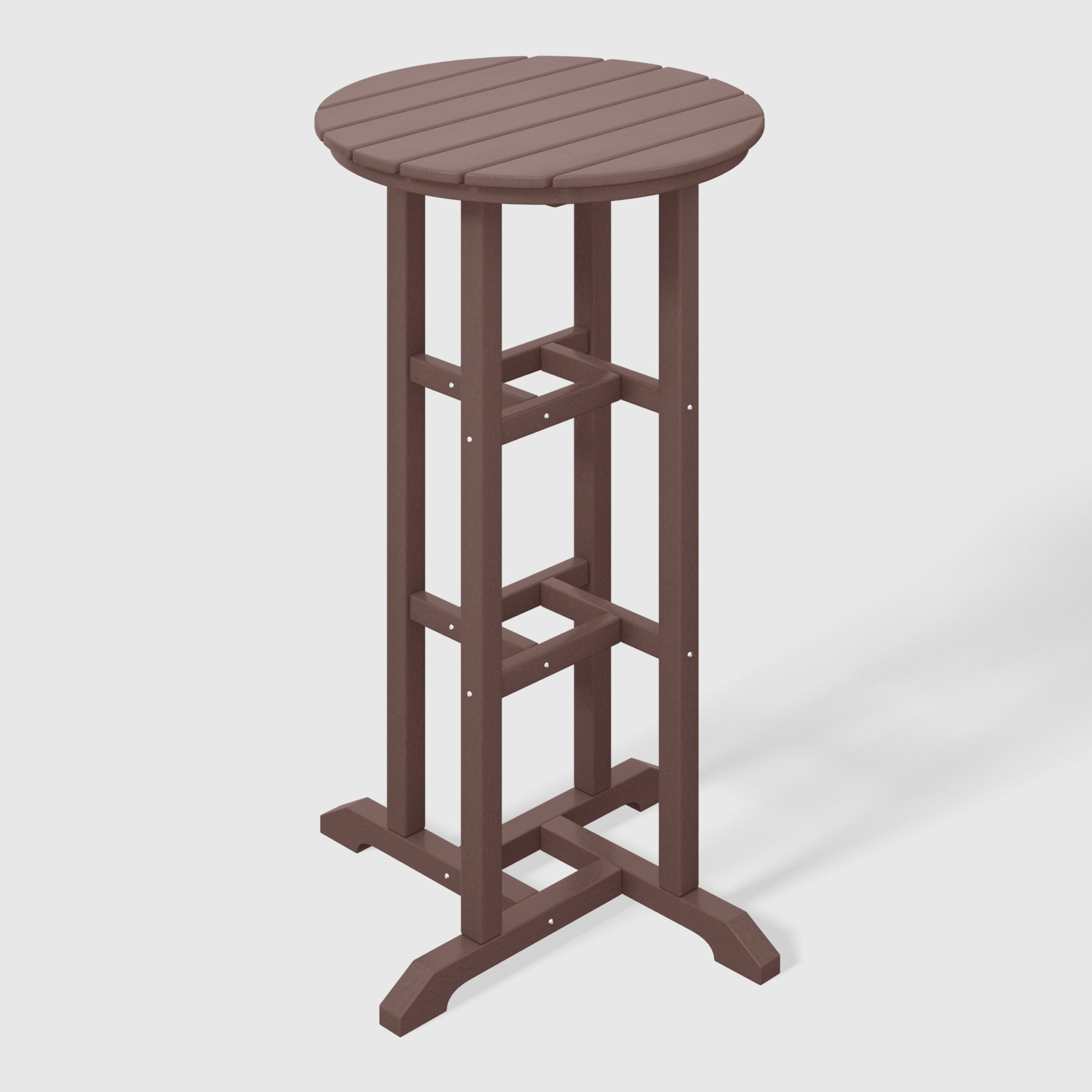 Stockholm All-Weather Outdoor Round Bar Bistro Table (42" Height) Seahawk Designs Patio Bar Tables