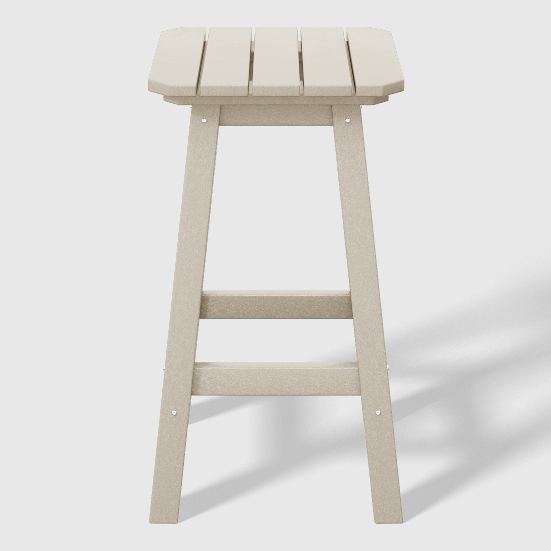 Stockholm All-Weather Outdoor Square Counter Stool (24" Seat Height) Seahawk Designs Patio Bar & Counter Stools