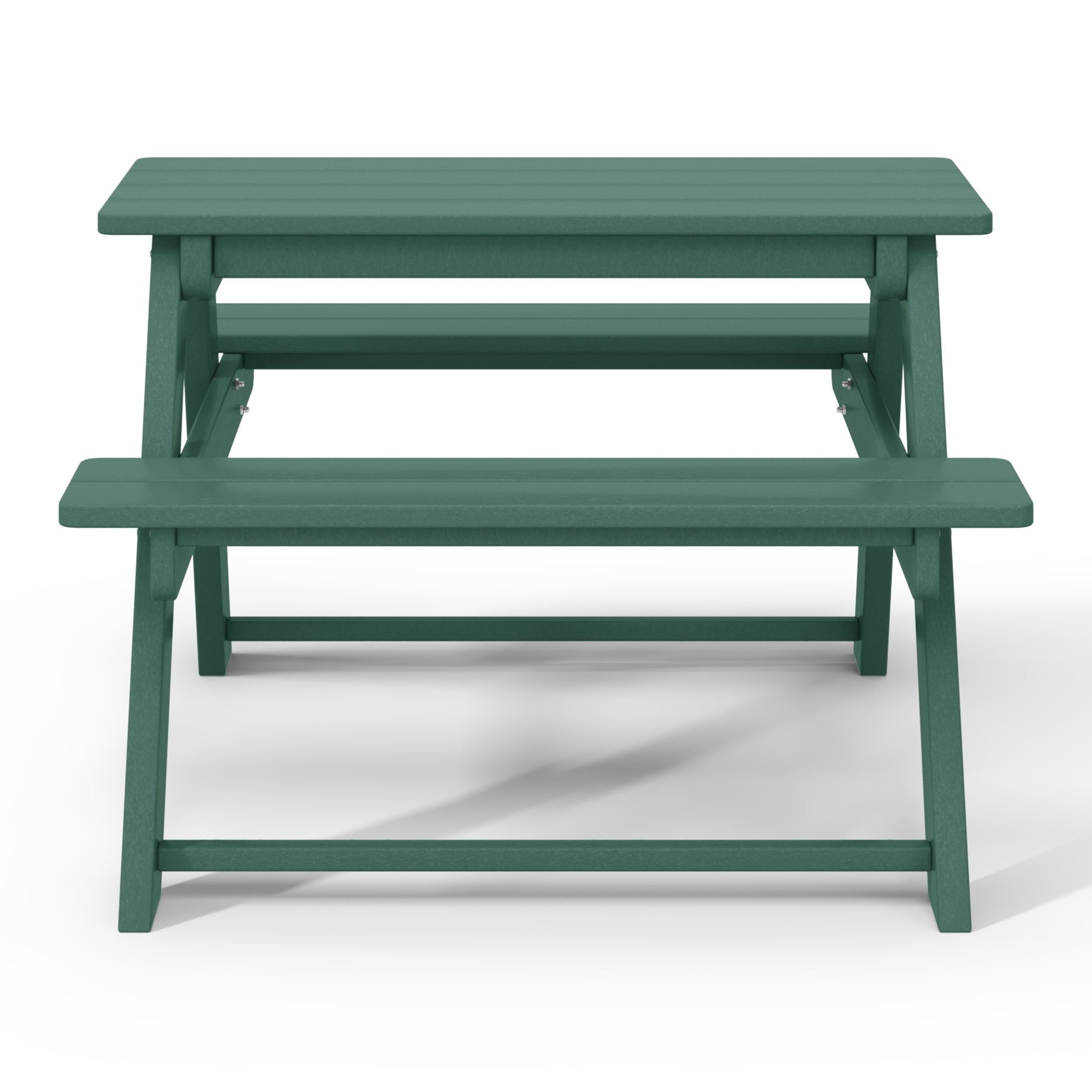 Tiny Terraces Kids' All-Weather Outdoor Picnic Table Seahawk Designs Kids Picnic Tables