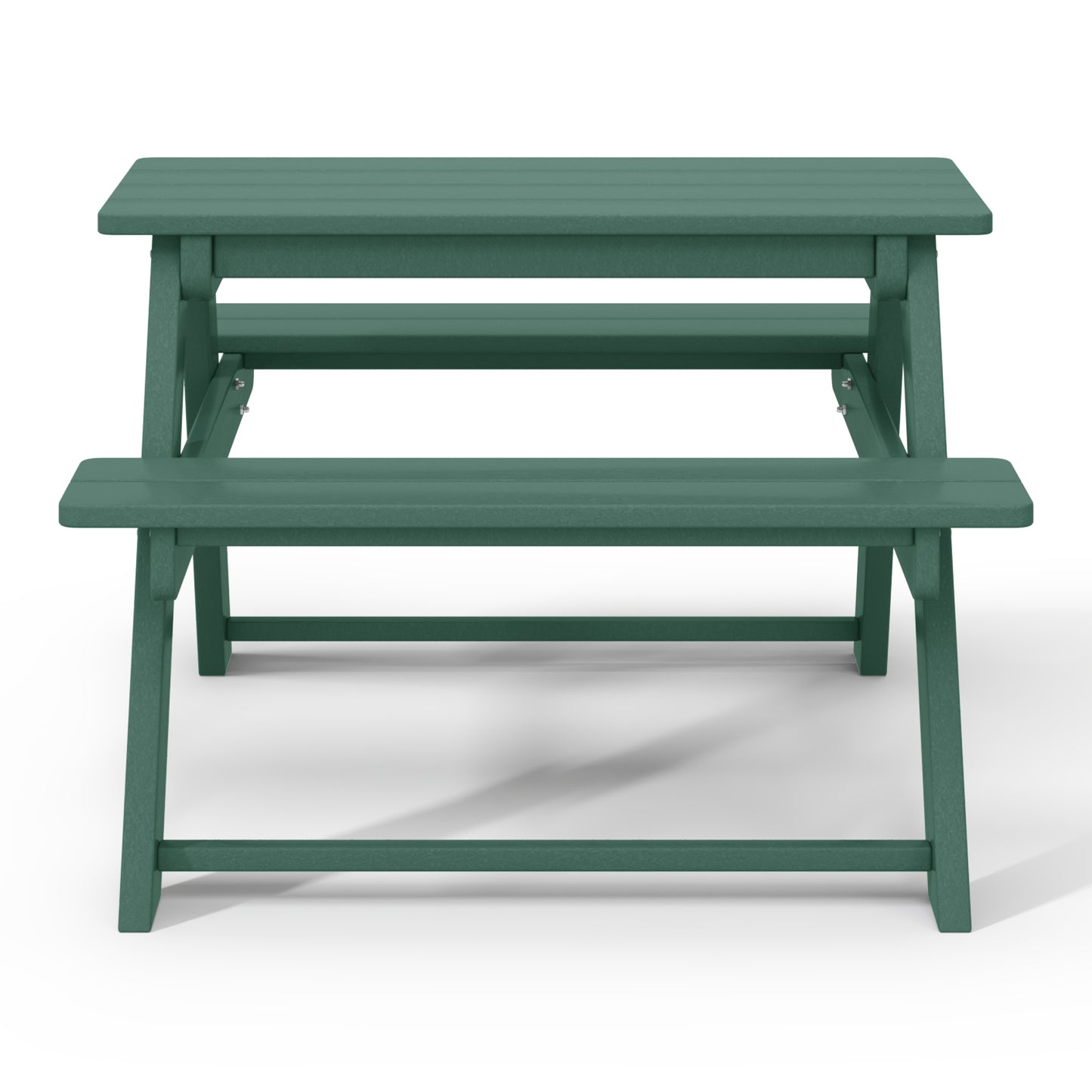 Tiny Terraces Kids' All-Weather Outdoor Picnic Table Seahawk Designs Kids Picnic Tables
