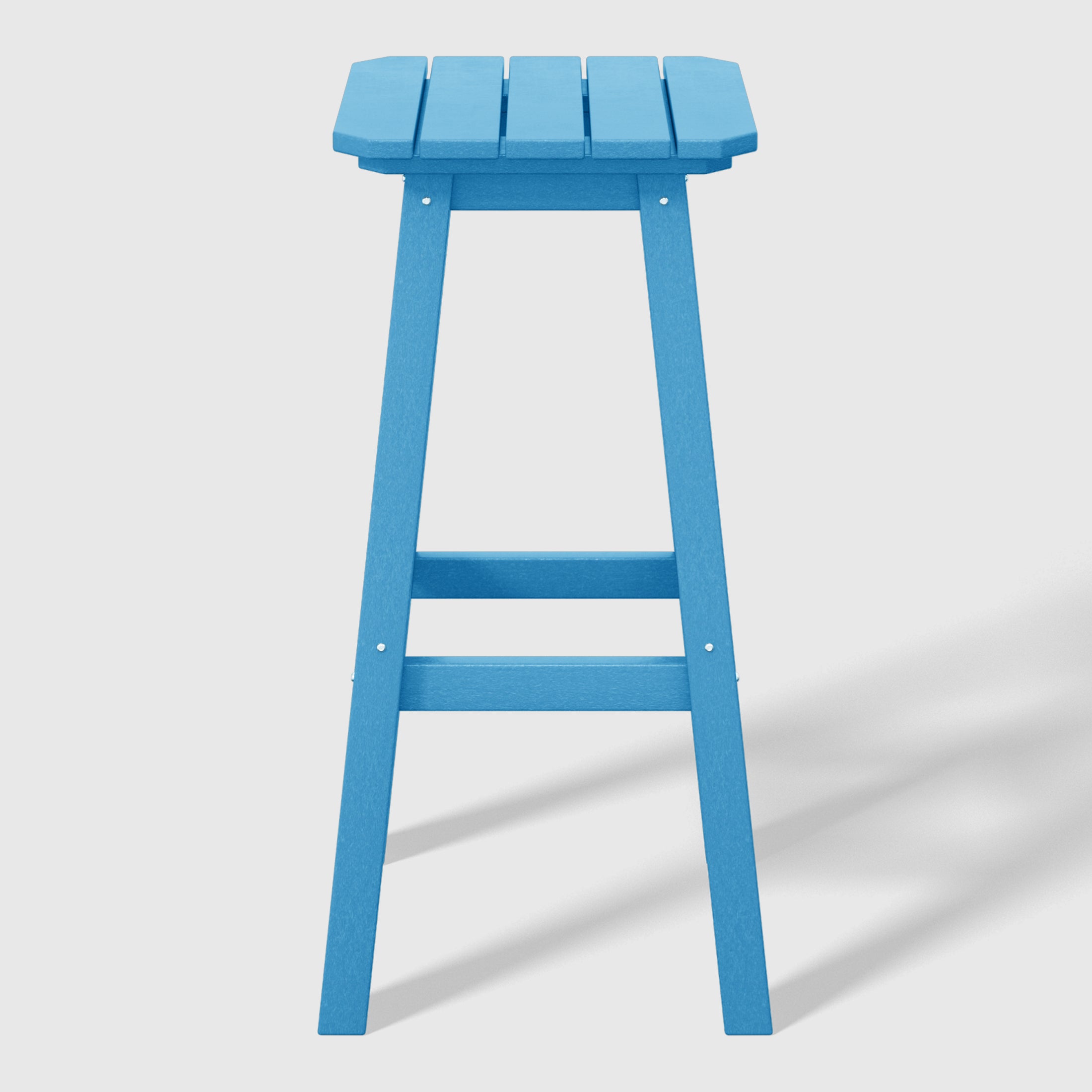Stockholm All-Weather Outdoor Square Bar Stool (29" Height) Seahawk Designs Patio Bar & Counter Stools