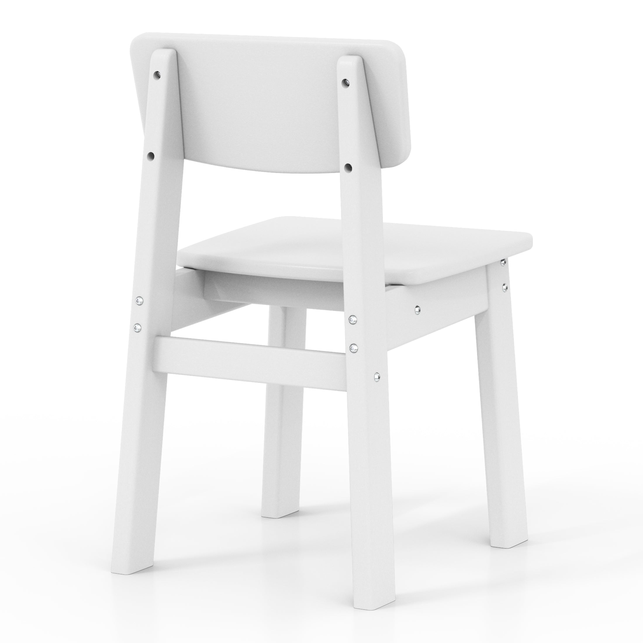 Tiny Terraces Essentials Kids' All-Weather Outdoor Dining Chair (Set of 2) Seahawk Designs Kids Patio Dining Chairs