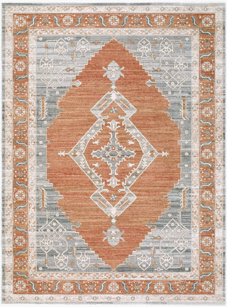 Jane Machine Woven Rug — Beige/Charcoal