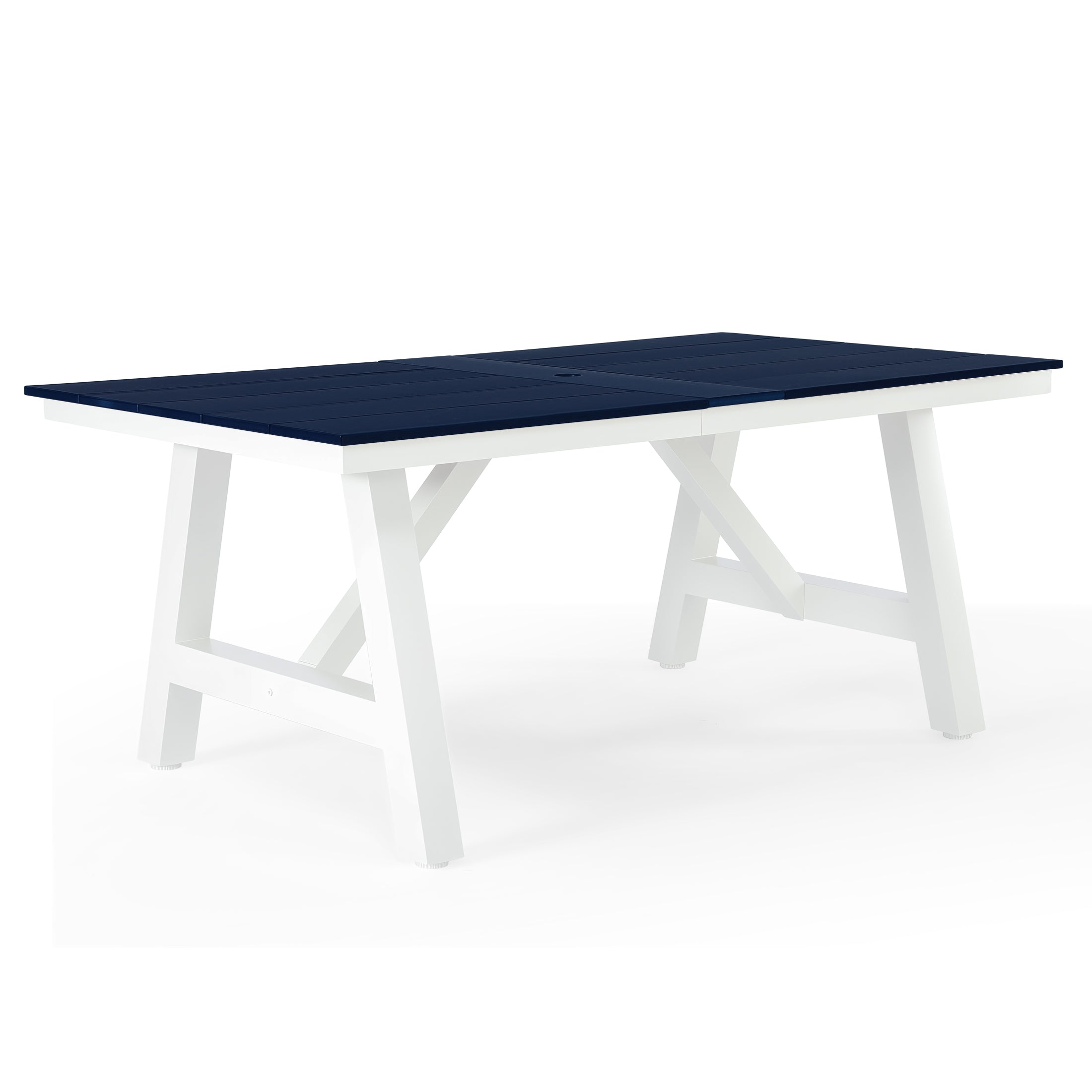 Vista 72" x 39" Rectangular Dining Table Navy Blue Seahawk Designs Patio Dining Tables