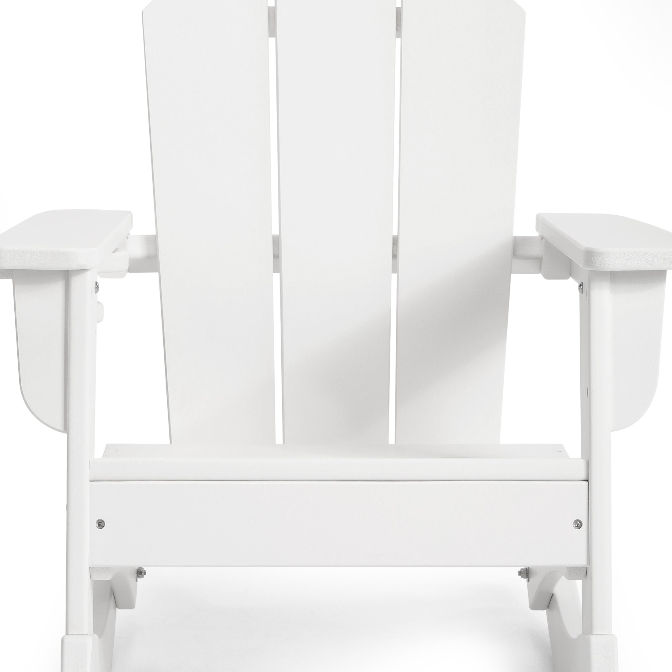 Tiny Terraces Kids Adirondack Rocking Chair with Cup Holder (Set of 2) Seahawk Designs Kids Patio Rocking Chairs