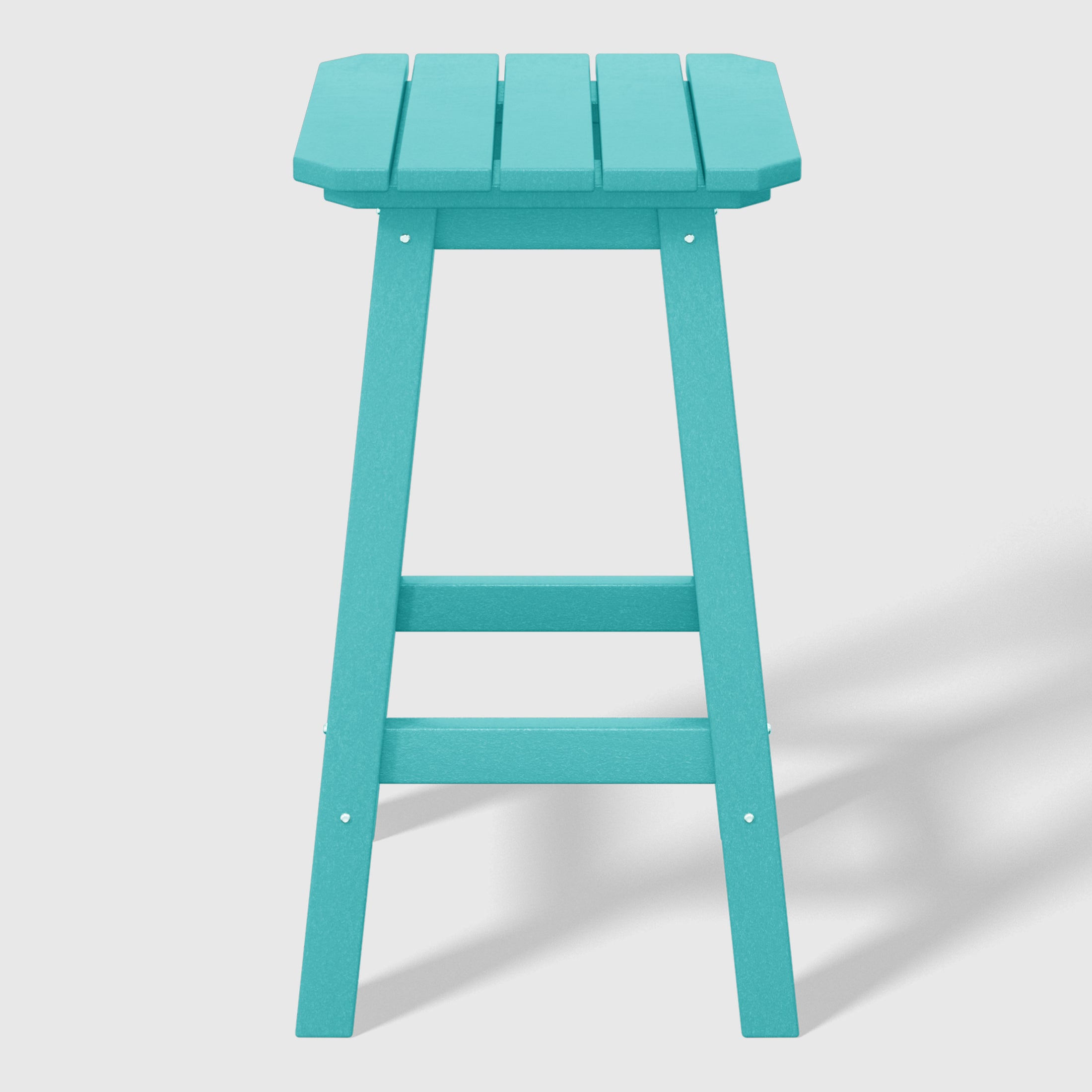 Stockholm All-Weather Outdoor Square Counter Stool (24" Seat Height) Seahawk Designs Patio Bar & Counter Stools