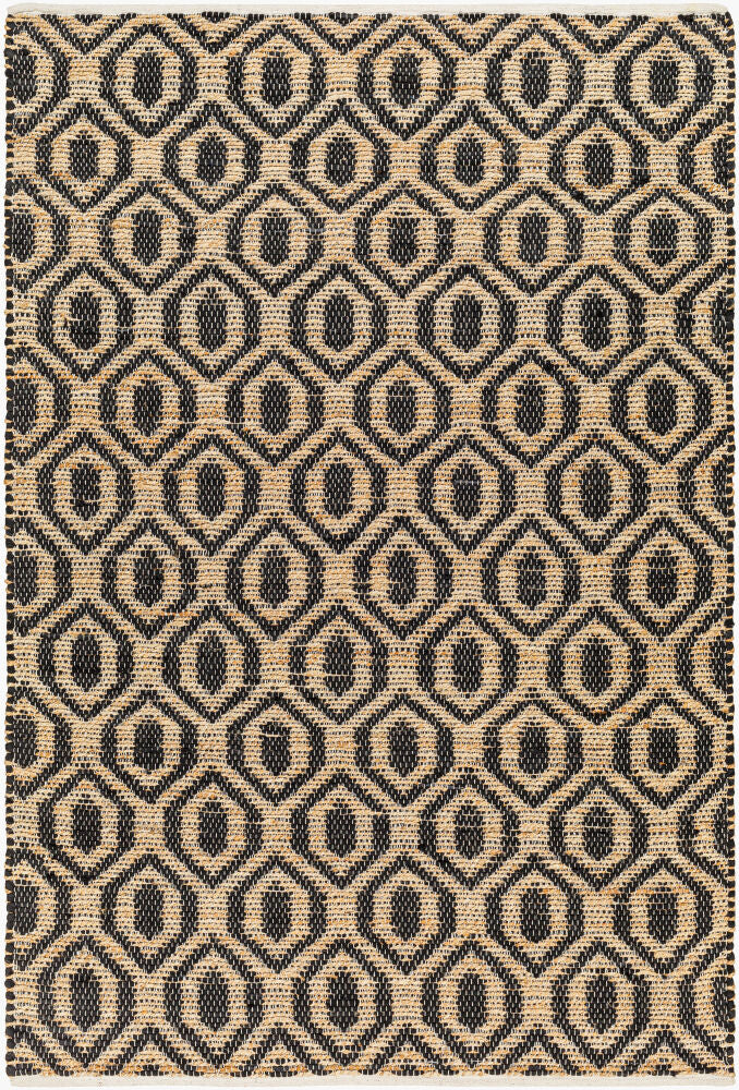 Jean Handmade Rug — Black/Tan