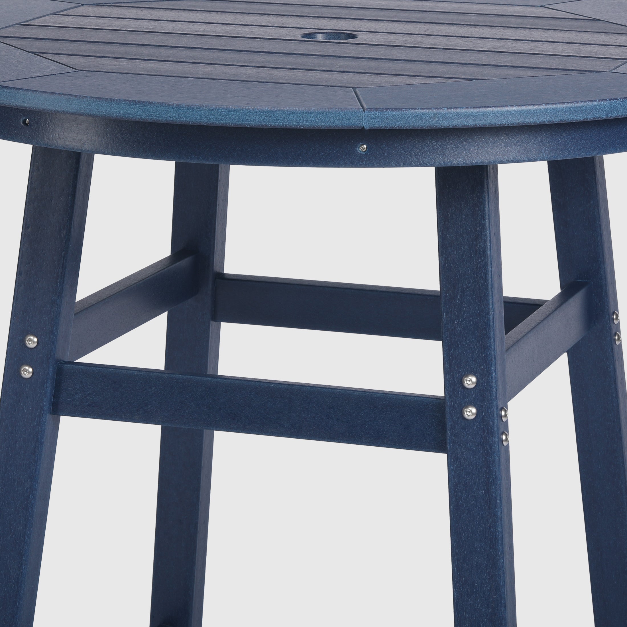 Stockholm All-Weather Outdoor 35" Round Bar Table (42" Height) Seahawk Designs Patio Bar Tables