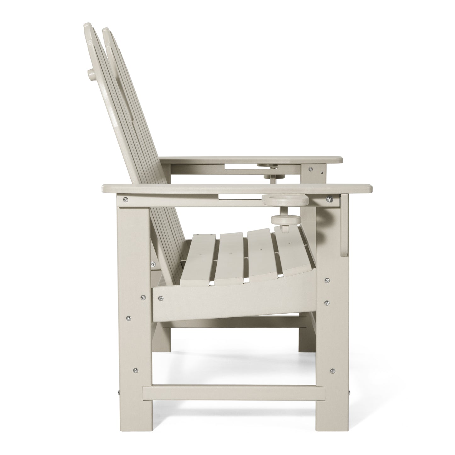 Magnolia Adirondack 49" Bench Sand Seahawk Designs Patio Benches