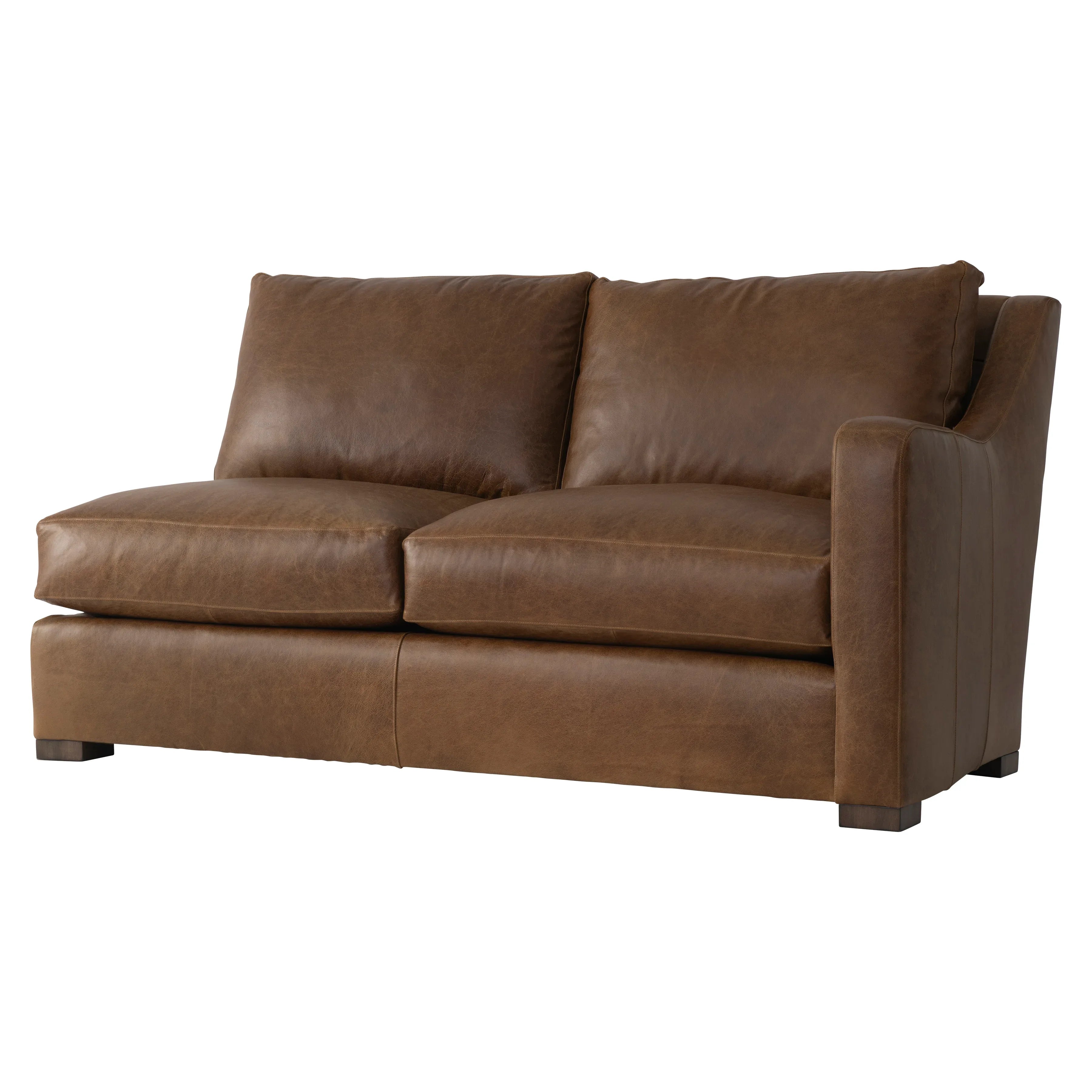 Ventura Leather Right Arm Loveseat Bernhardt Living