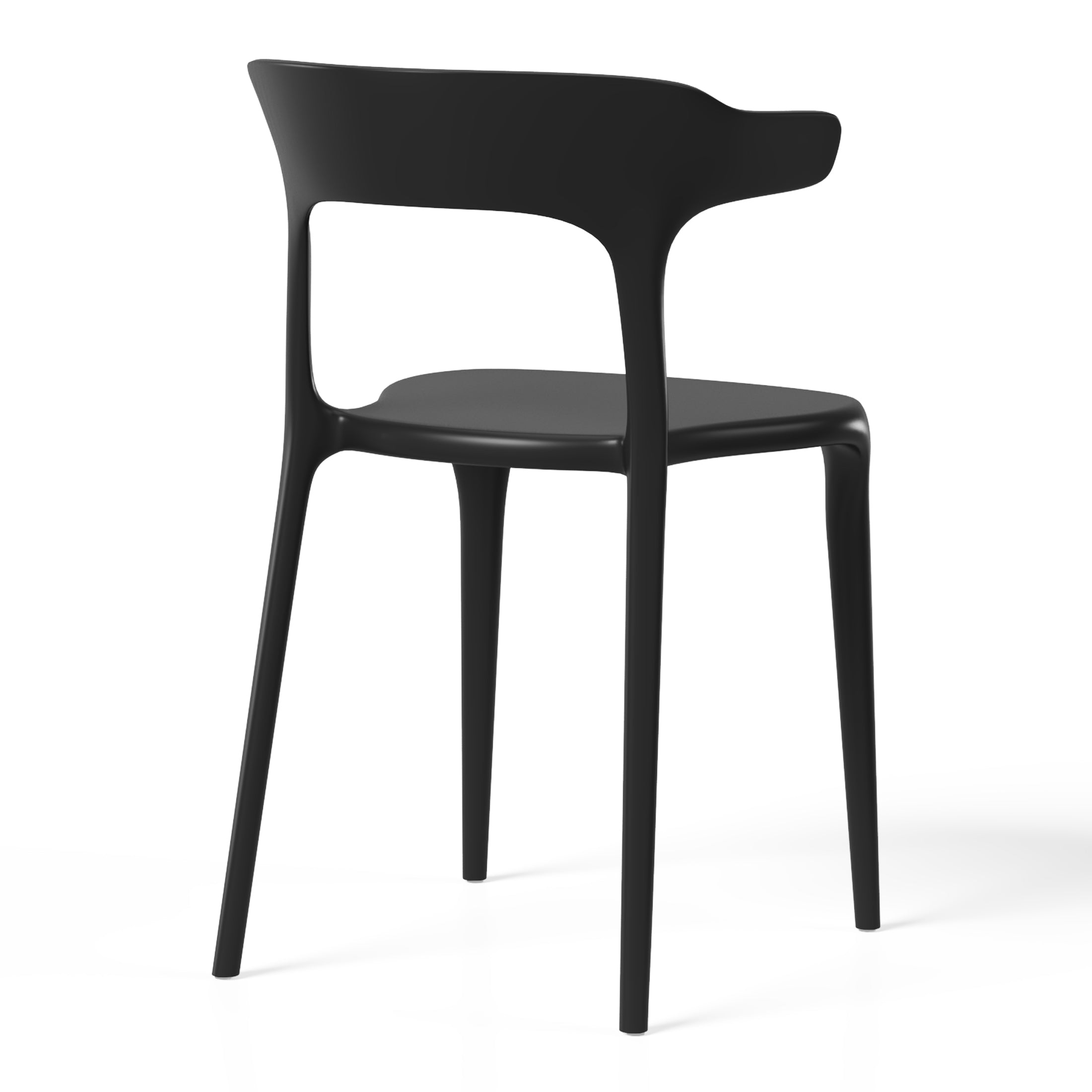 Polyform Stacking Dining Side Chair (Set of 4) Seahawk Designs Patio Dining Chairs