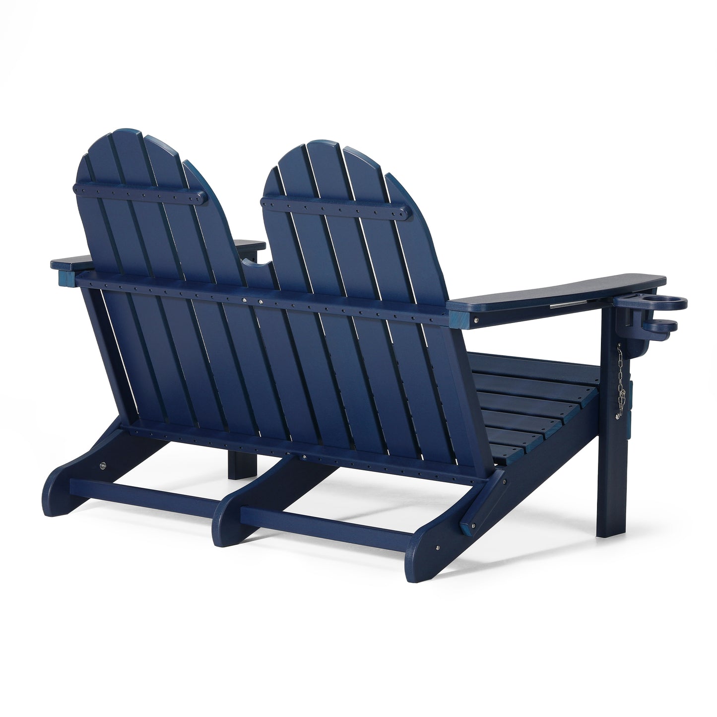 Magnolia Adirondack 49" Folding Bench Seahawk Designs Patio Benches