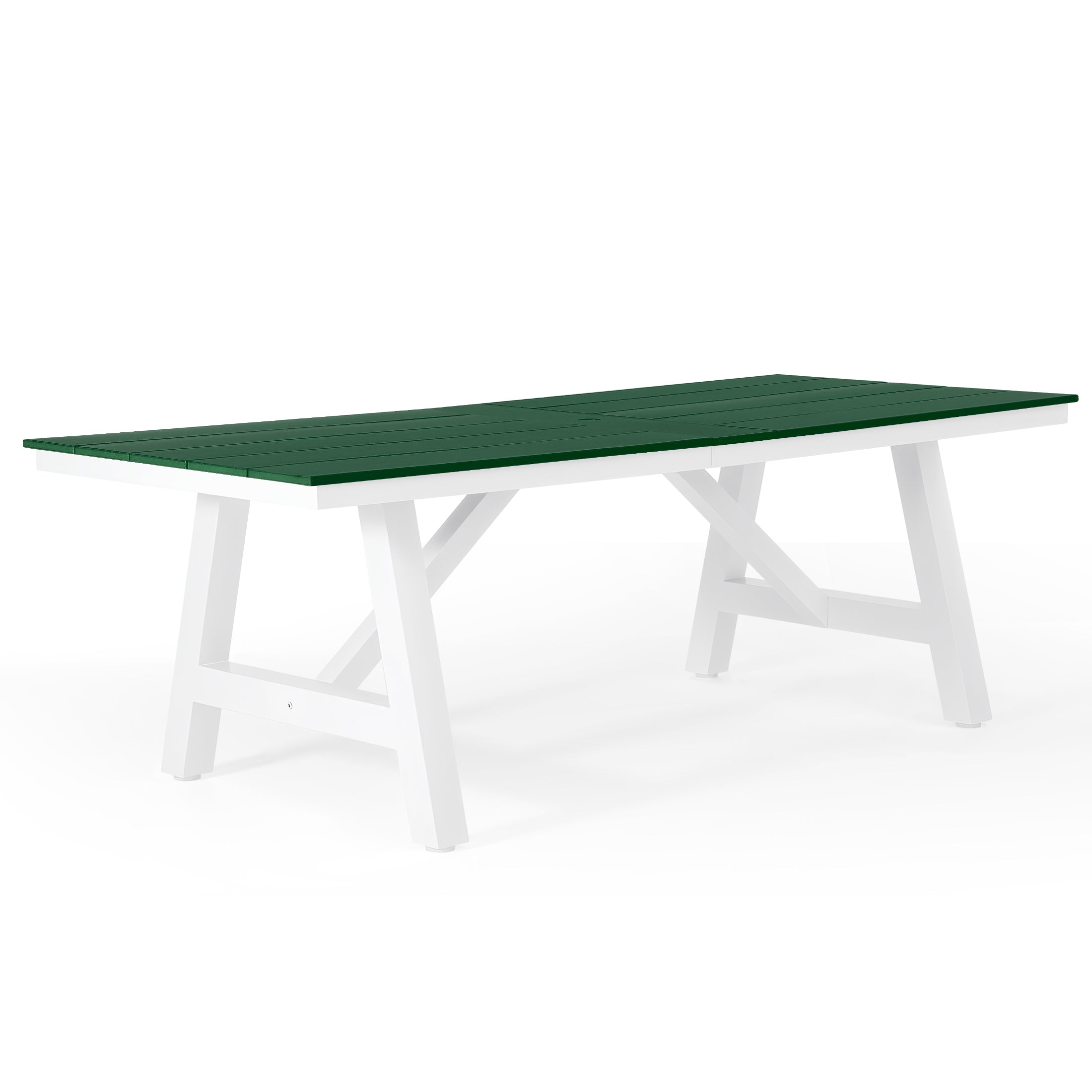 Vista 90" x 39" Rectangular Dining Table Dark Green Seahawk Designs Patio Dining Tables