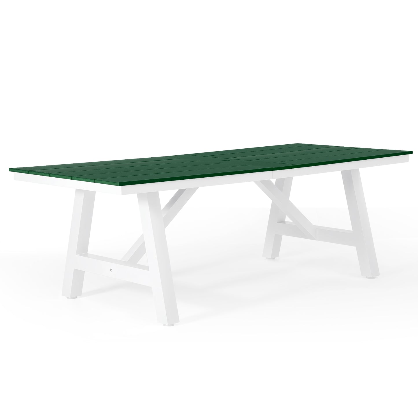 Vista 90" x 39" Rectangular Dining Table Dark Green Seahawk Designs Patio Dining Tables