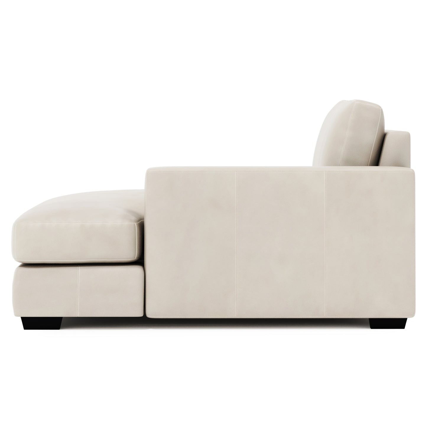 Dawkins Leather Right Arm Chaise