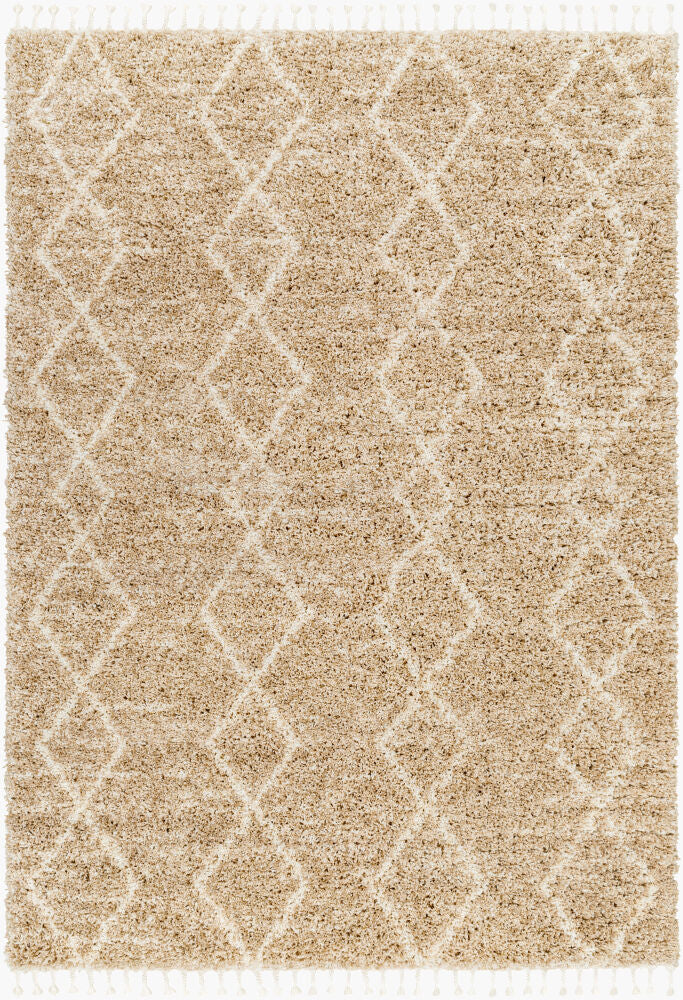 Jakarta Machine Woven Rug — Beige/White