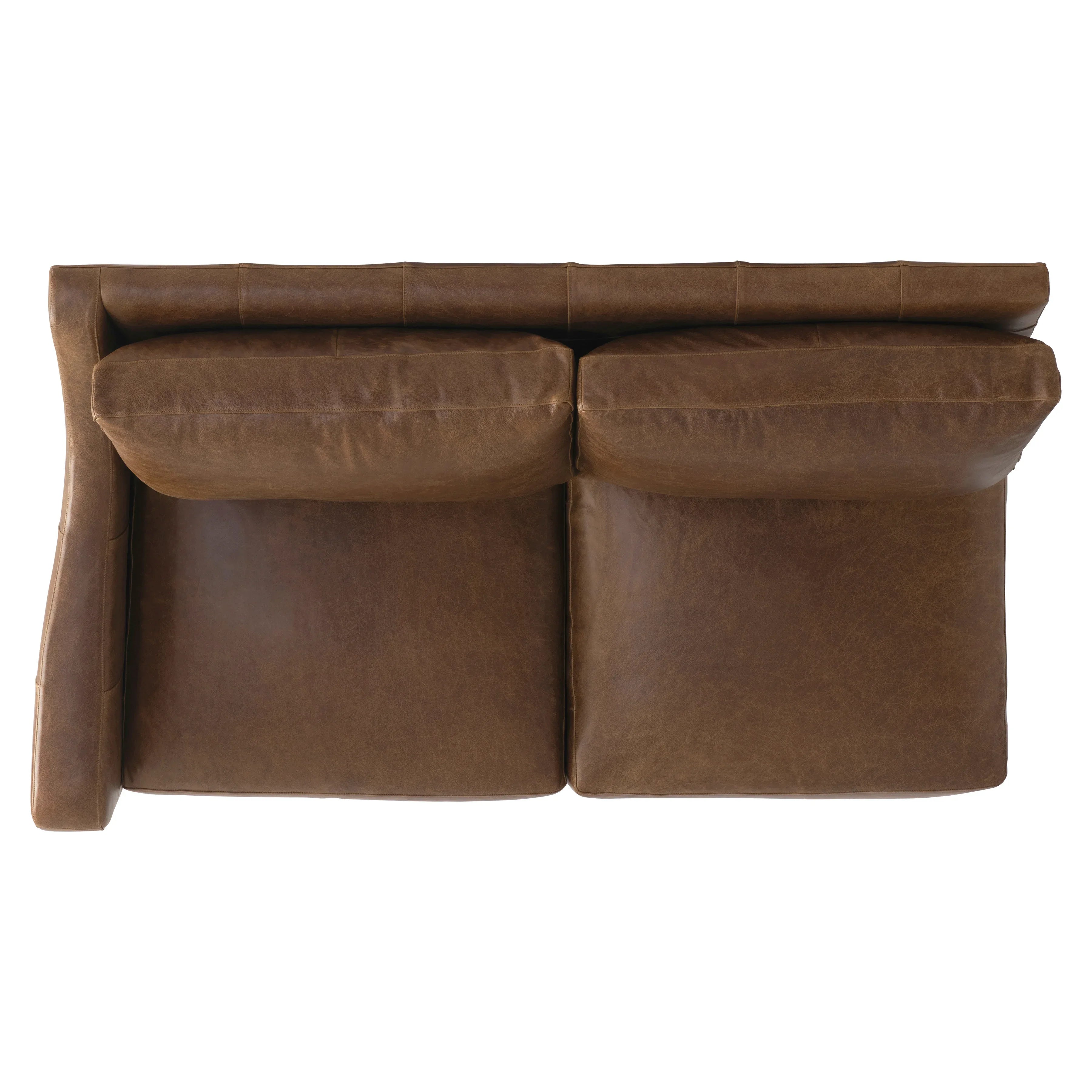 Ventura Leather Left Arm Loveseat Bernhardt Living
