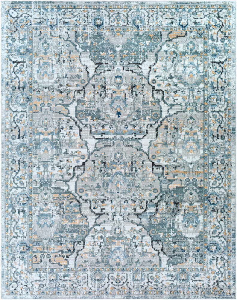 Jolie Machine Woven Rug — Beige/Black