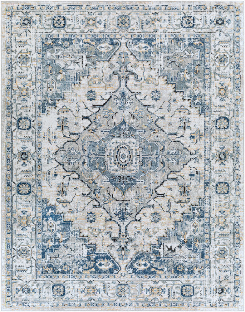 Jolie Machine Woven Rug — Black/Charcoal