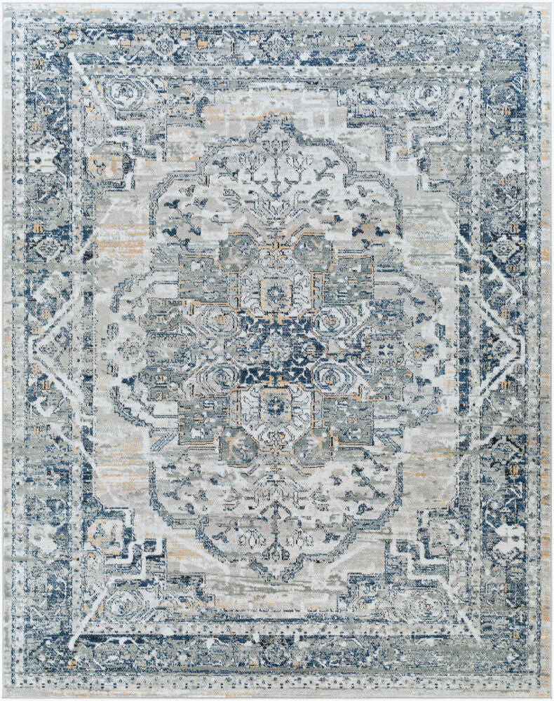 Jolie Machine Woven Rug — Beige/Charcoal