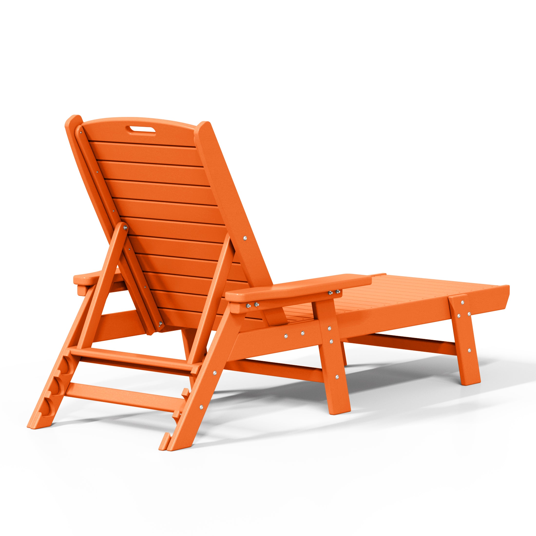 Santa Monica All-Weather Outdoor Reclining Sun Lounger with Arm Rests Seahawk Designs Patio Chaise Lounges