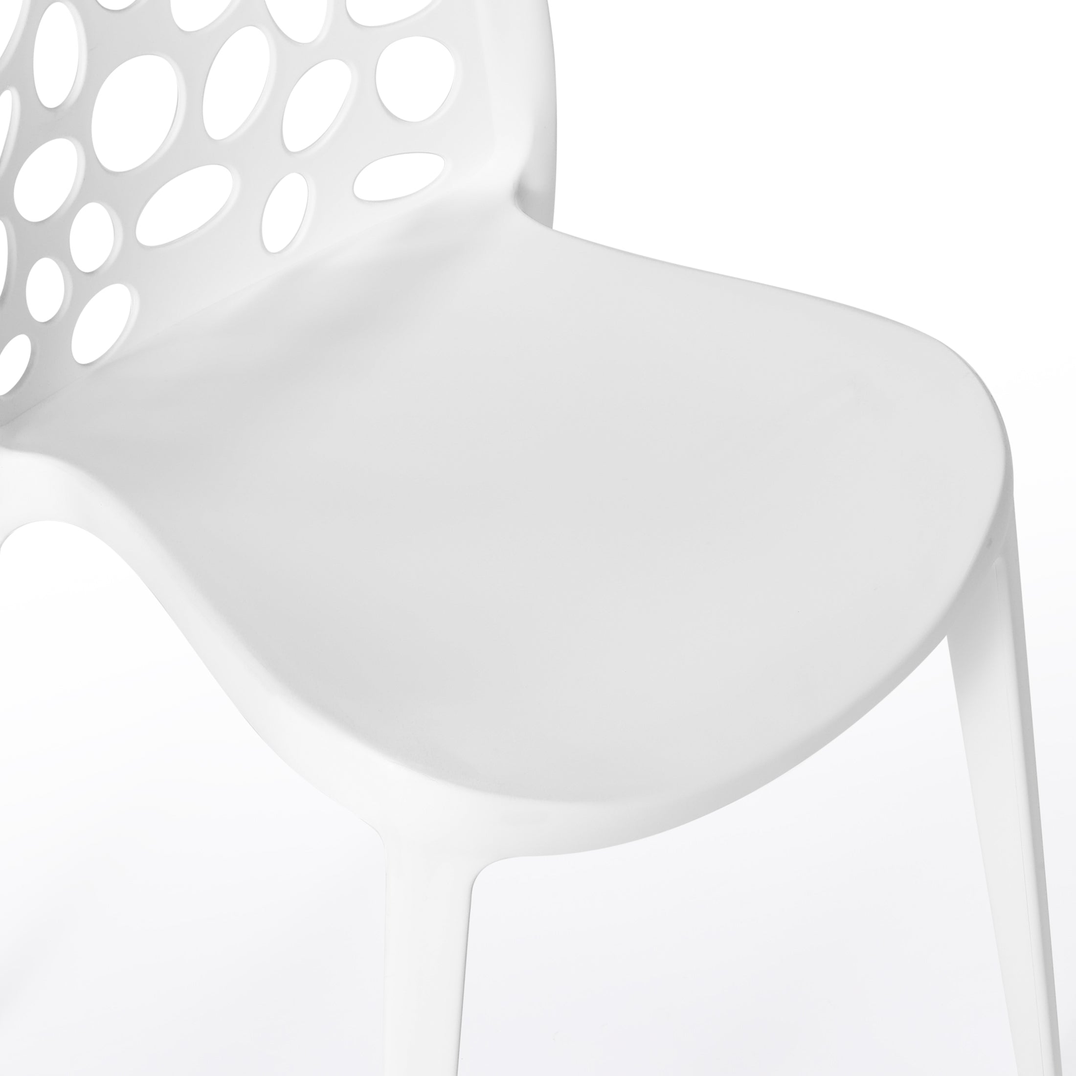 Polyform Stacking Dining Side Chair (Set of 2) Seahawk Designs Patio Dining Chairs