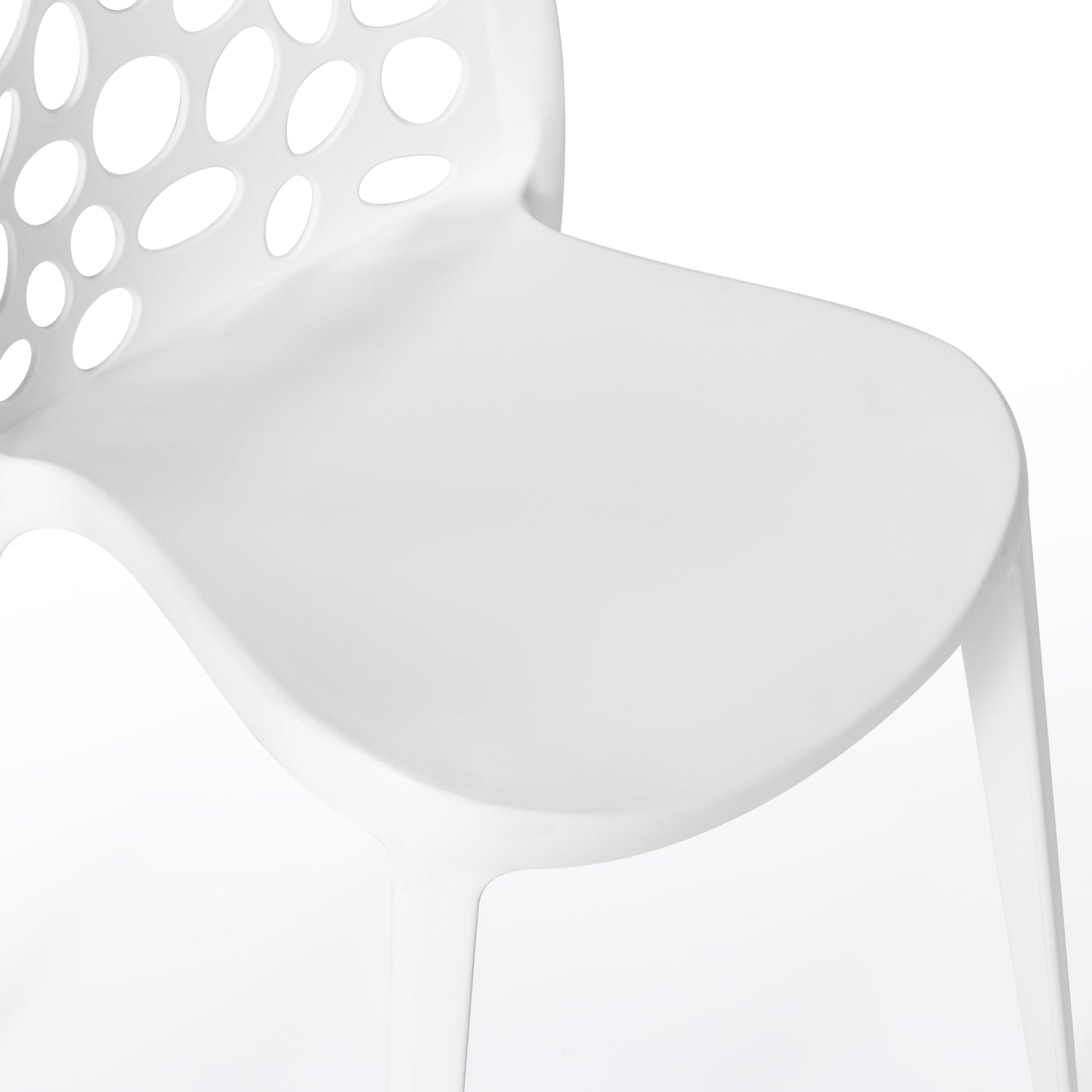 Polyform Stacking Dining Side Chair (Set of 2) Seahawk Designs Patio Dining Chairs