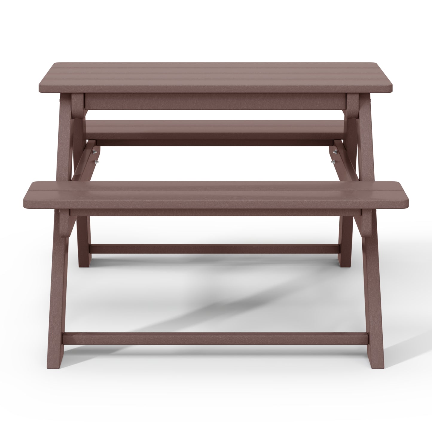 Tiny Terraces Kids' All-Weather Outdoor Picnic Table Seahawk Designs Kids Picnic Tables